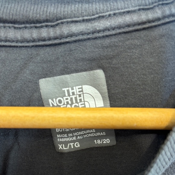 The North Face Black Tee with Green and Gray Graphics - Picture 3 of 3